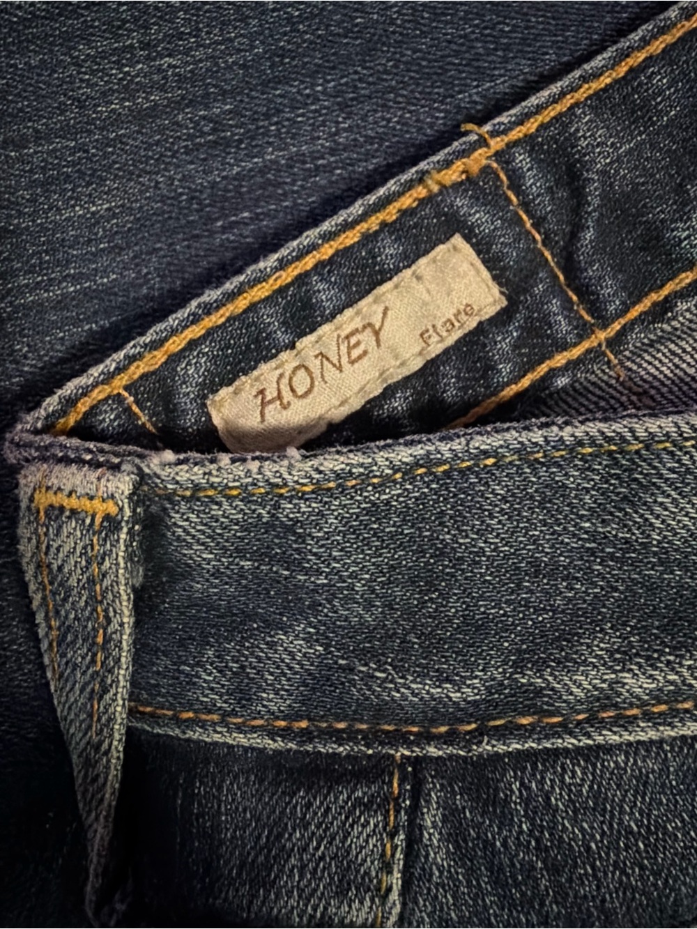 BIG STAR Vintage Y2K Low Rise Honey Flare Jeans Size 27 NWT Medium Wash - Picture 11 of 14